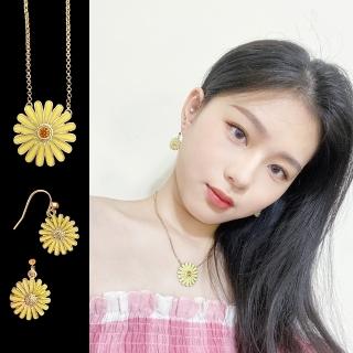 【山本美樹】雛菊 奧地利水晶項鍊