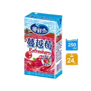 【momo購物網 折價券優鮮沛】蔓越莓綜合果汁 250ml(24入) 