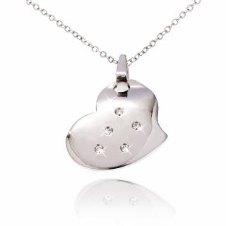 (Treasure Box)守護的心 墜鍊-銀