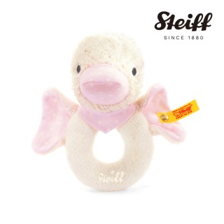 【STEIFF德國金耳釦泰迪熊】Gadwall Grip Toy 鴨子(嬰幼兒手搖鈴)