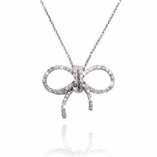 Treasure Box(明星 蝴蝶結)純銀墜鍊