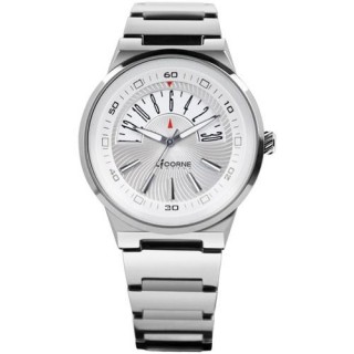 【LICORNE】開屏逆跳式日曆時尚腕錶(銀LI001MWWI)