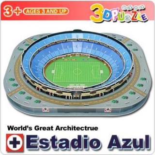 【3D立體拼圖之世界好好玩】墨西哥 Estadio Azul體育場
