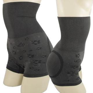 炭元素美人塑腰平口褲(黑色超值5件組)