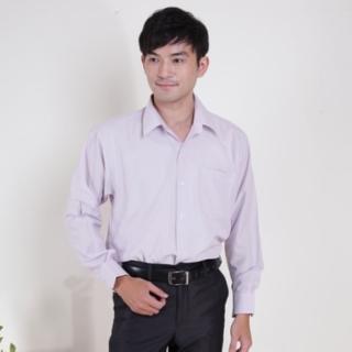 【JIA HUEI】長袖柔挺領男仕吸濕排汗襯衫 3158系列 條紋粉(台灣製造)