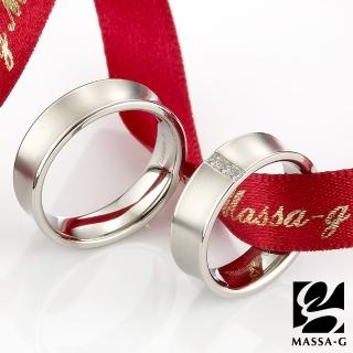 【MASSA-G DECO系列】Double Ring Sware(鈦金對戒)