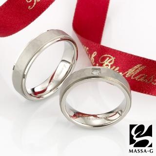 【MASSA-G DECO系列】Double Ring Promise(鈦金對戒)