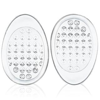 【足的美形】隱形果凍軟Q前後半墊(4雙)