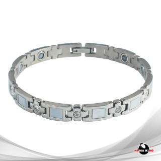 【HEMA KING】雲母貝鈦鍺手鍊(淑女風)