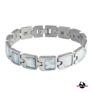 【HEMA KING】雲母貝鈦鍺手鍊(華麗風)