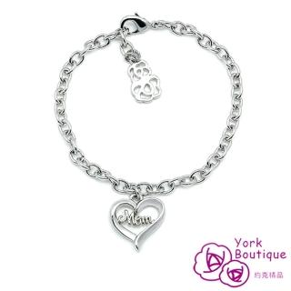 【約克精品】Love Mom包銠金手鍊(SGS認證)