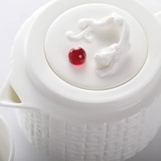 【琉璃工房 LIULI LIVING】源源小壺 一壺二杯茶具(適合收藏 結婚 新居喬遷 生日)