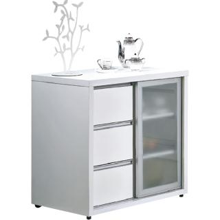 【顛覆設計】晶晶2.7尺餐櫃(兩色可選)