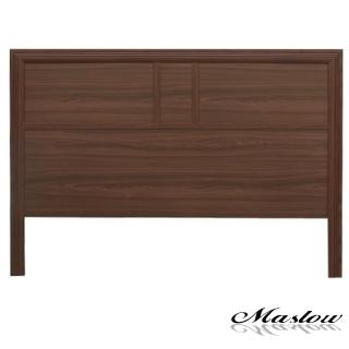 【Maslow-流行胡桃加高型】加大床頭片-6尺