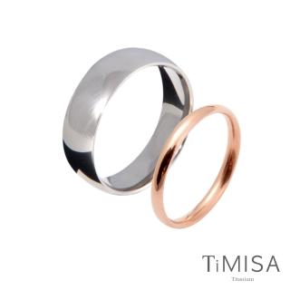 【TiMISA】真愛一生 純鈦對戒(雙色可選)