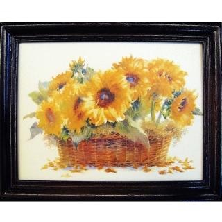 【開運陶源】小Key box壁飾(向日葵花藍)