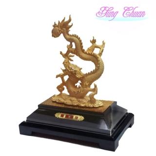 【YC寶石】龍騰盛世金飾擺件(龍)