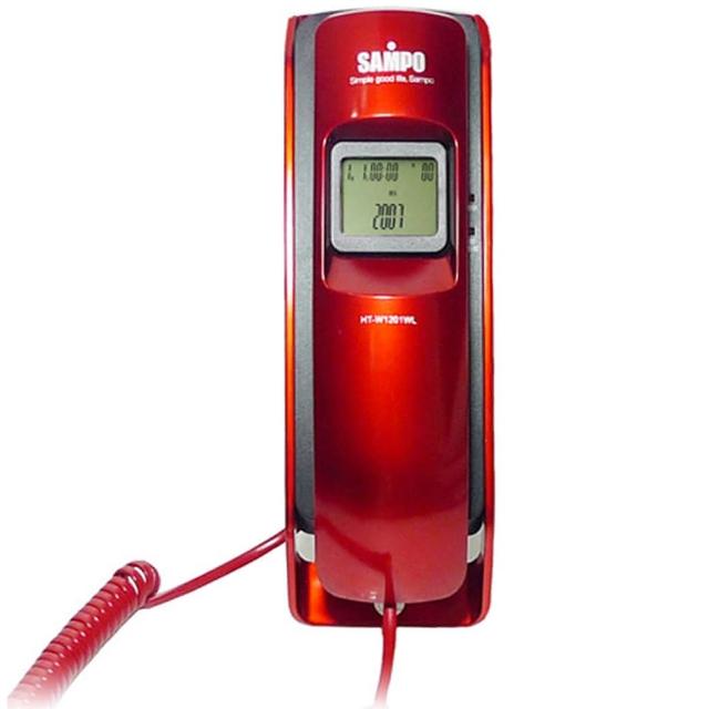 【SAMPO聲寶】來電顯示有線電話 HT-W1201momo富邦購物型錄WL(兩色)