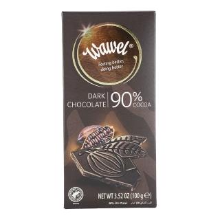 【瓦維爾】90%純黑巧克力momo購物評價100g 