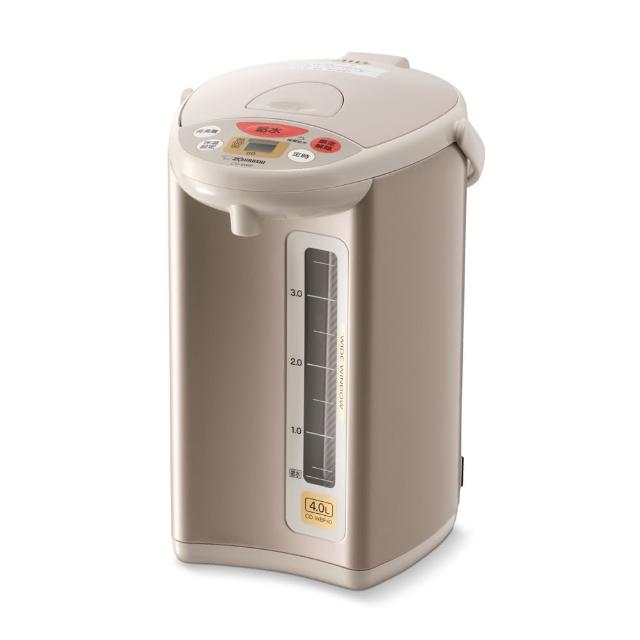 【象印】微電腦4L四段保溫momo 優惠設定電動給水熱水瓶(CD-WBF40)