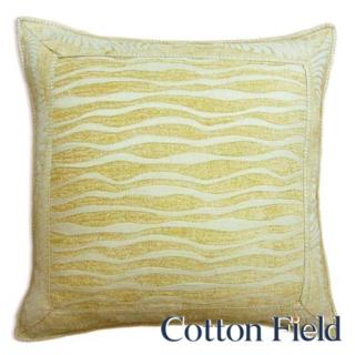 【棉花田】斑馬紋織錦抱枕-米(60x60cm)