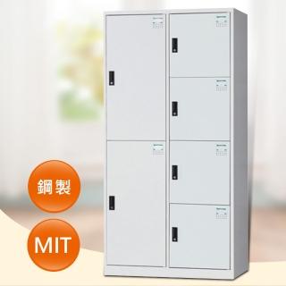 【時尚屋】HDF多用途3x6尺鋼製6格置物櫃(19-1)