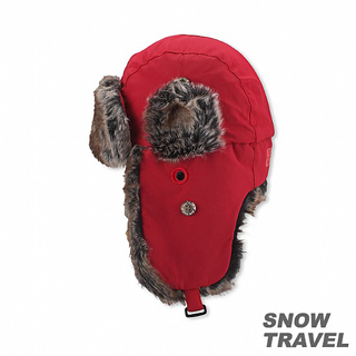 【SNOW TRAVEL】極地保暖遮耳帽(紅色)