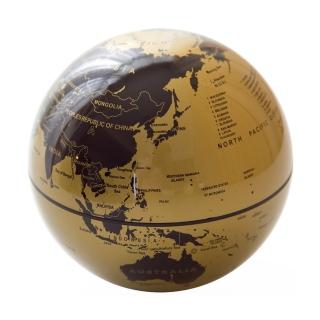 【賽先生科學】自轉地球儀(金黑)