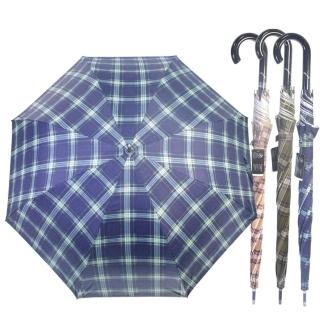 【wepon】時尚經典格紋自動傘