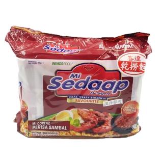 【sedaap】印尼喜達香辣乾撈麵(88g*5包入/組)