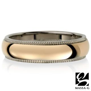 【MASSA-G】DECO系列 真愛光年-宇宙 鈦金男戒-玫瑰金