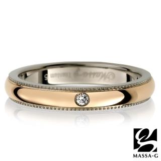 【MASSA-G】DECO系列 真愛光年-恆星 鈦金女戒-玫瑰金