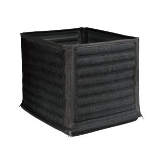 【3D】Cube折疊置物箱 (黑)