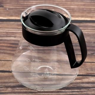 【台灣製】咖啡壺-600ml-塑膠手把x2入