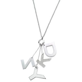 【DKNY】嘻哈寶典項鍊(銀)