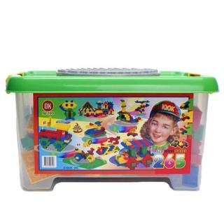 【OK積木】收納箱265片裝(大顆粒)