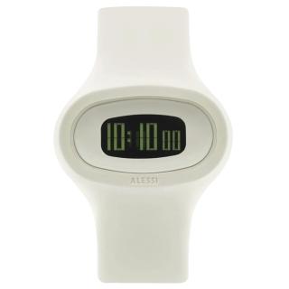 【ALESSI】清晰潮流電子腕錶-白(AEAL25003)