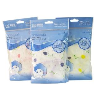 【日本製】單層花漾浴帽-3入組