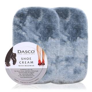 【足的美形】英國Dasco伯爵蜜腊鞋膏+鞋布組x2(透明)