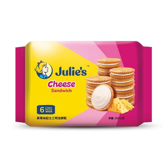 【Julies】茱蒂絲乳酪三明momo商城治餅乾(168g) 