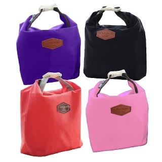 【iSPurple】時尚純色＊保溫便當包/四色