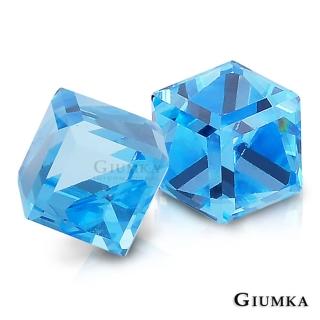 【GIUMKA】魔法水晶耳針式耳環 甜美淑女款MF00604-2(海水藍)