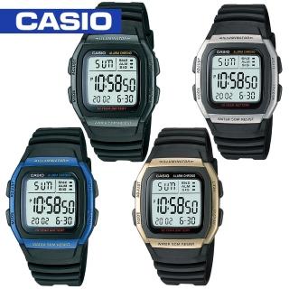 【CASIO 卡西歐】日系學生/青少年休閒運動錶(W-96H)