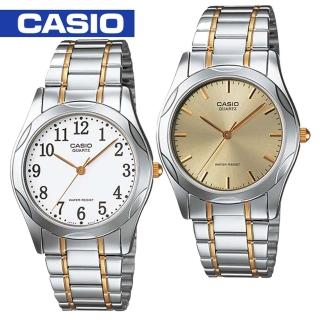 【CASIO 卡西歐】送禮首選-半金丁字面紳士錶(MTP-1275SG)