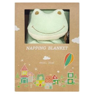 【美國 Angel Dear】大頭動物嬰兒毛毯(小青蛙)
