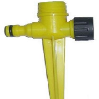 【灑水達人】四分內牙或六分外牙20cm塑膠腳架10入(黃)