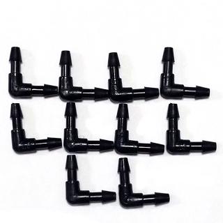 【灑水達人】兩分L型專接兩分小黑管一包20個(黑)