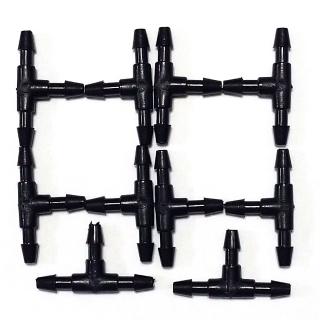 【灑水達人】兩分三通專接兩分小黑管一包100個(黑)