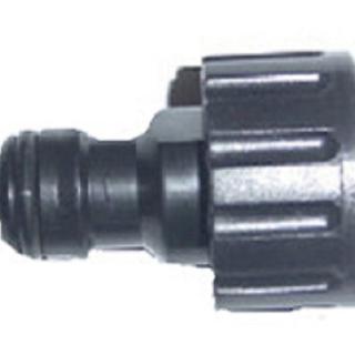 【灑水達人】四六分奶嘴末端接頭10個一包接四六分快速接頭(黑)