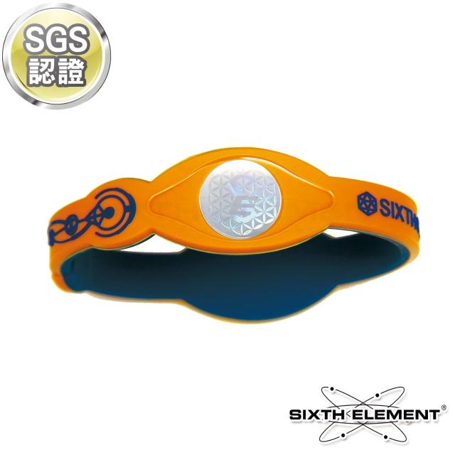 【第六元素】IEB負離momo購物往子高能量手環(521 藍橘藍)